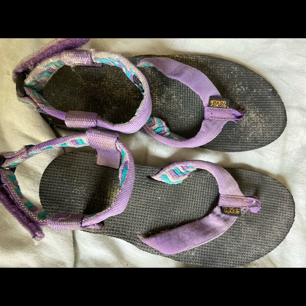 Purple Tevas Women’s Original Sandals